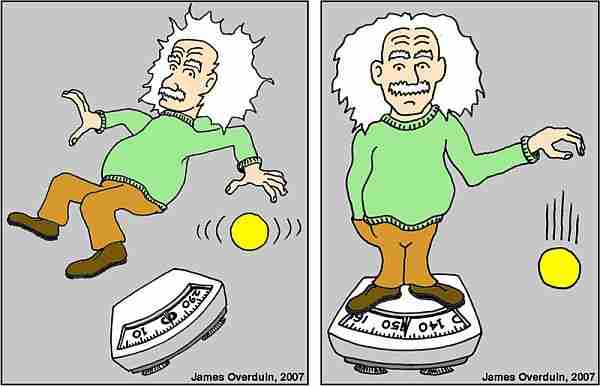 Yerçekimi-kütleçekim-ışık_hızı-einstein-görelilik