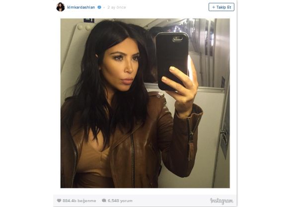 Kim Kardashian tanıttı.