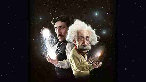 Einstein ve Tesla. Evren'in efendileri.